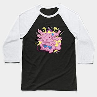 Relaxxie The Axolotl Baseball T-Shirt